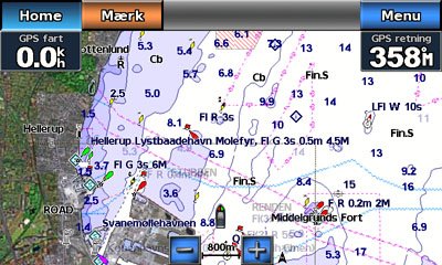 Skærmbillede GPSmap 620